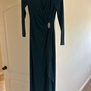 Ralph Lauren Teal Long Sleeve Dress